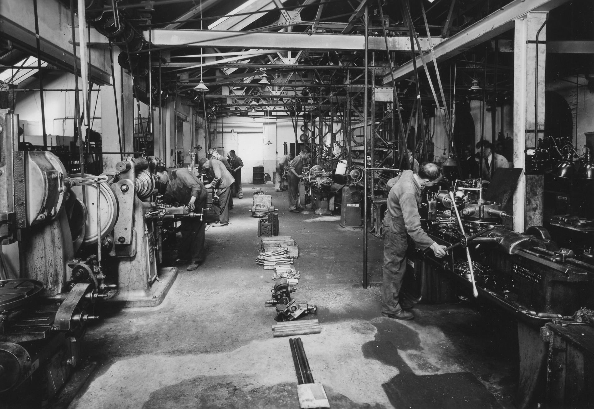 Draaierij werkplaats Utrecht 1940-1950