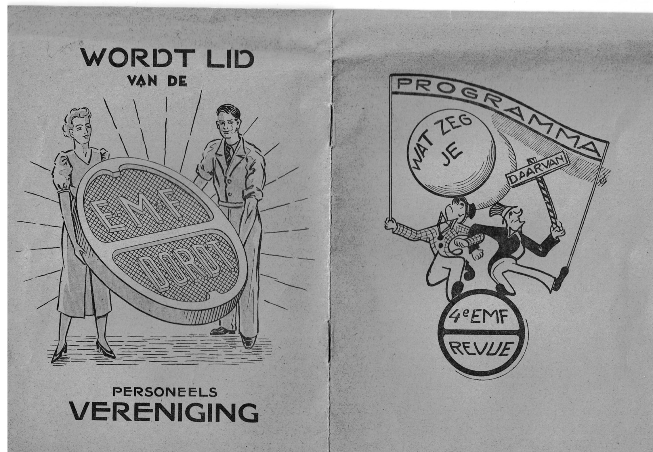 Klik om te vergroten Uitstapjes van de personeelsvereniging EMF Dordt (1938-1955)