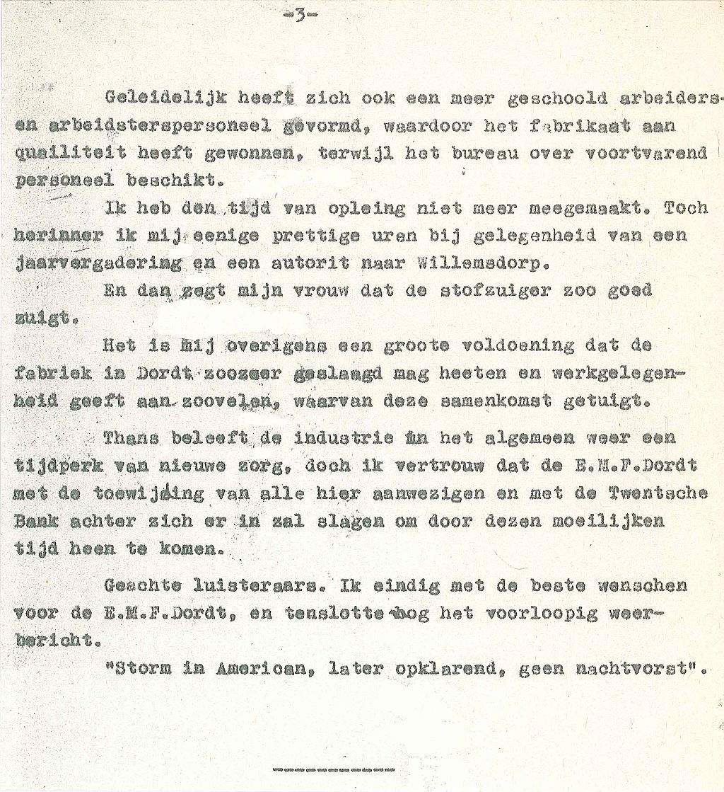 Toespraak Willem Benjamin Smit bij 25 jarig jubileum EMF Dordt 1936