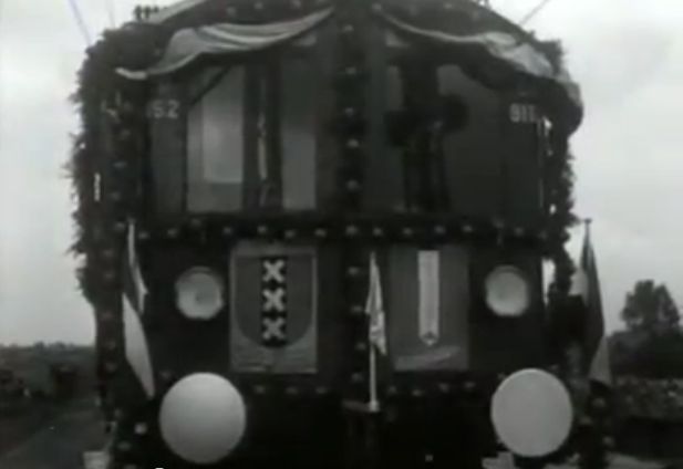 Elektrische trein Heemaf 1946