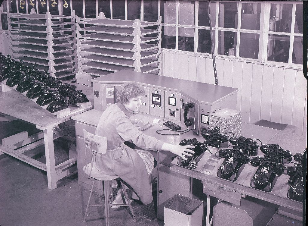 Productieafdeling Heemaf telefoontoestellen (1930-1940)